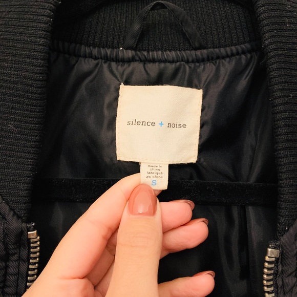 Black Bomber Jacket - Picture 2 of 5